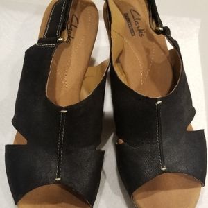 Clarks Helio Wedge Sandals